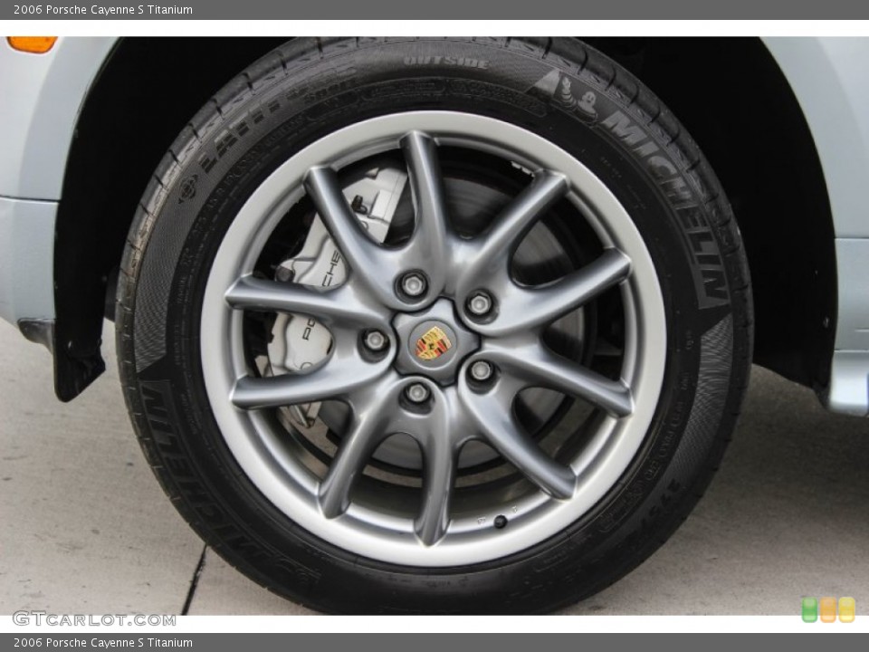 2006 Porsche Cayenne S Titanium Wheel and Tire Photo #91158099
