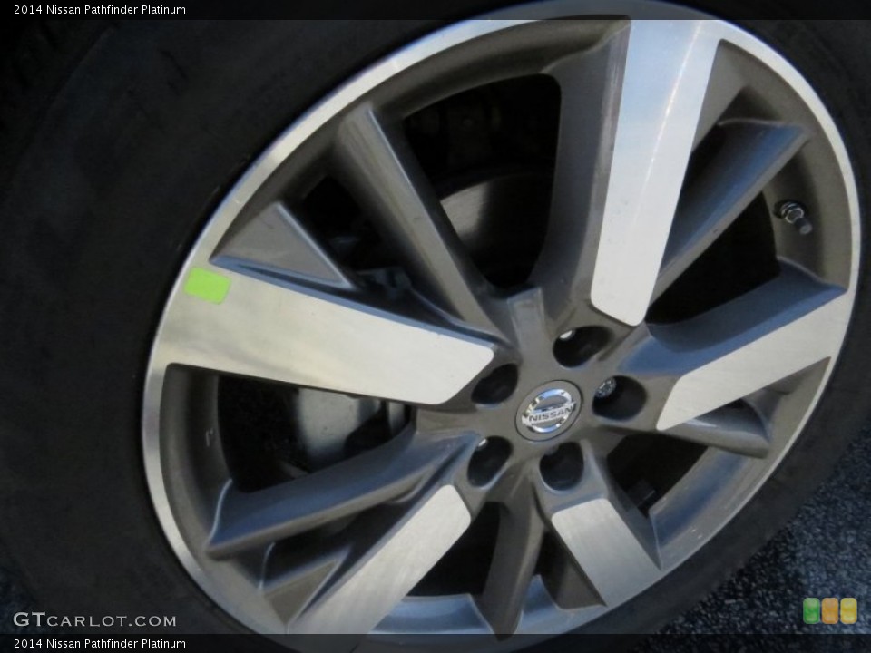 2014 Nissan Pathfinder Platinum Wheel and Tire Photo #91166477