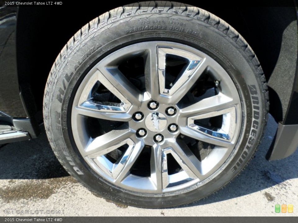 2015 Chevrolet Tahoe LTZ 4WD Wheel and Tire Photo #91172935