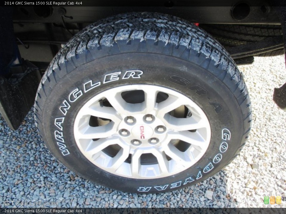 2014 GMC Sierra 1500 SLE Regular Cab 4x4 Wheel and Tire Photo #91175724