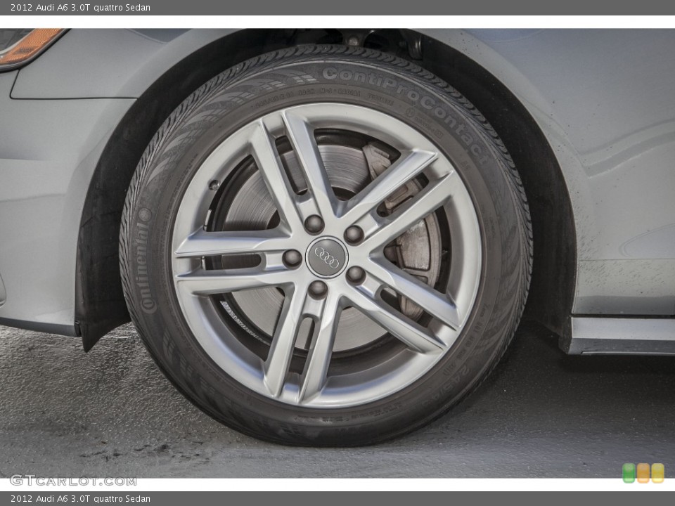 2012 Audi A6 3.0T quattro Sedan Wheel and Tire Photo #91183618