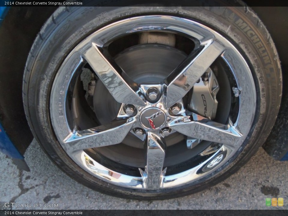2014 Chevrolet Corvette Stingray Convertible Wheel and Tire Photo #91201537