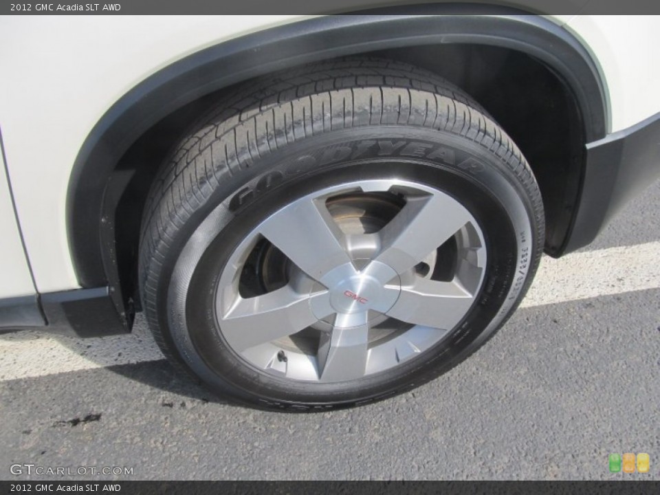 2012 GMC Acadia SLT AWD Wheel and Tire Photo #91201930