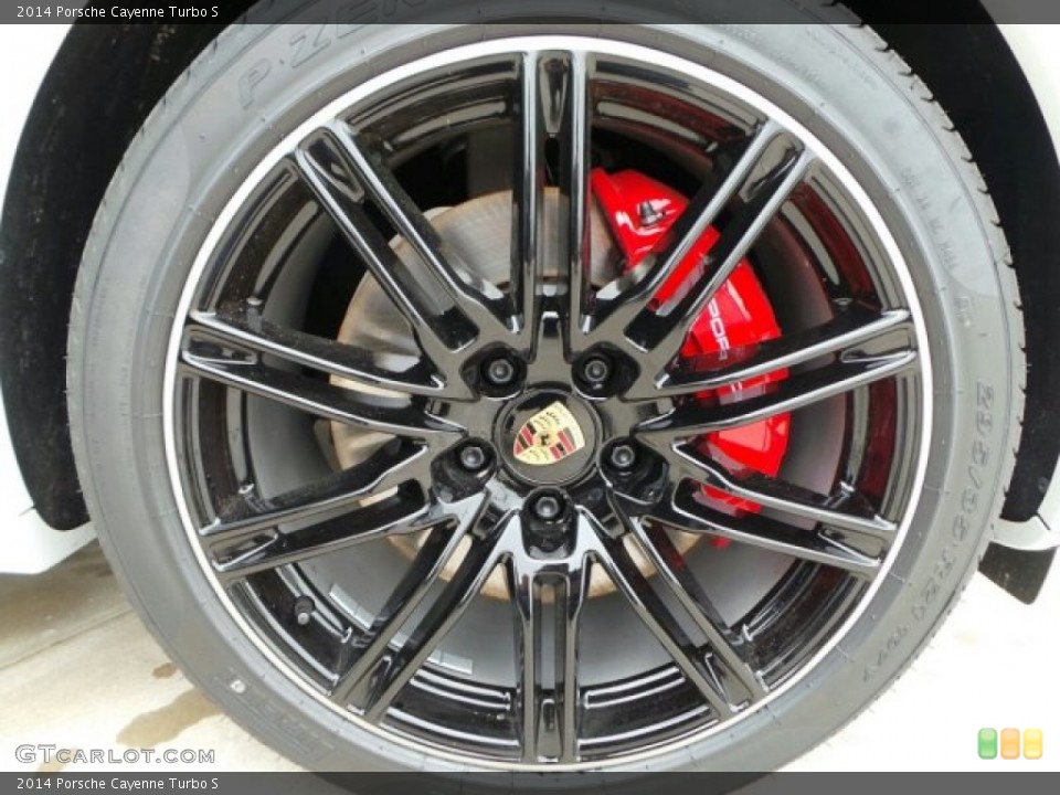 2014 Porsche Cayenne Turbo S Wheel and Tire Photo #91210966