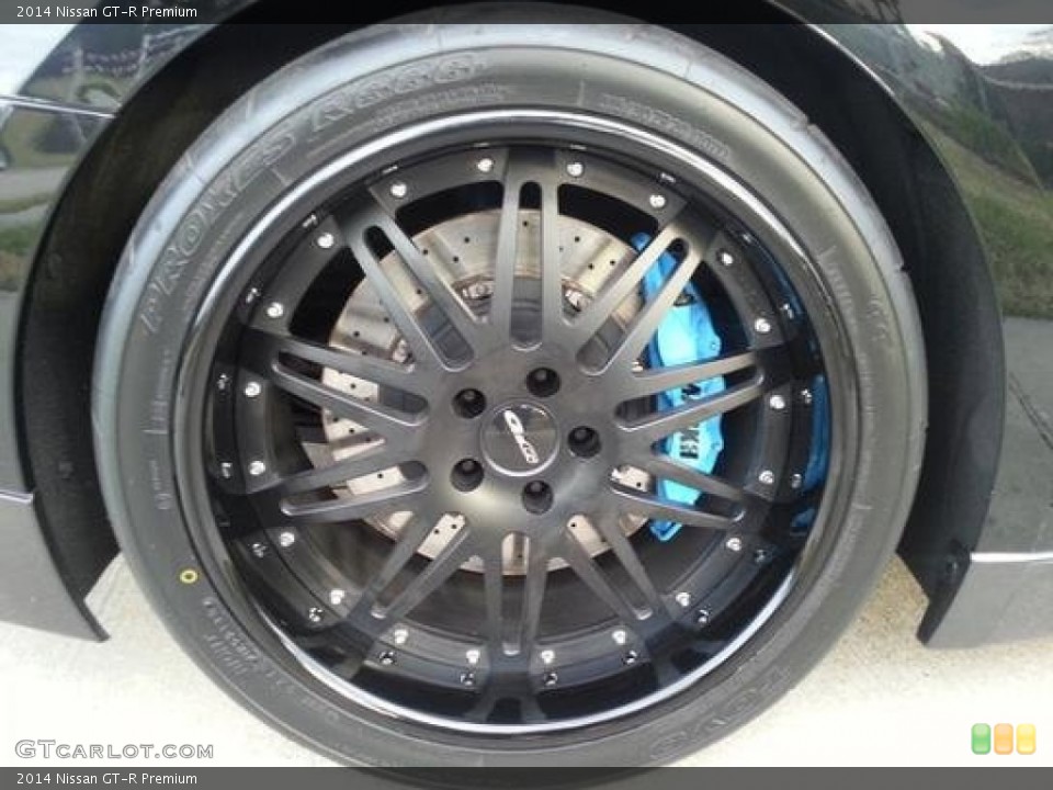 2014 Nissan GT-R Custom Wheel and Tire Photo #91215580