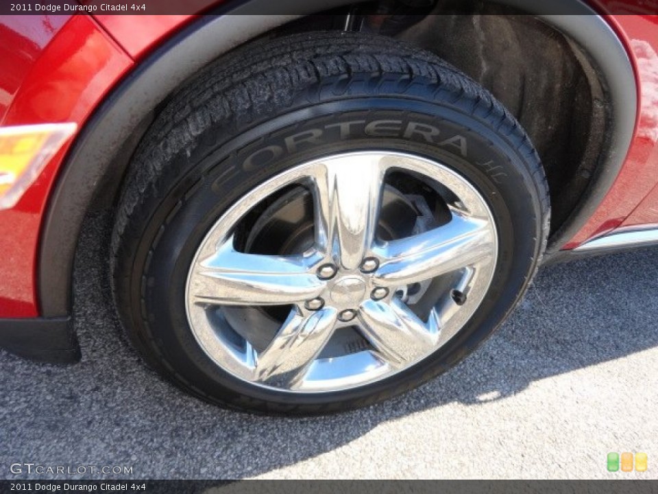 2011 Dodge Durango Citadel 4x4 Wheel and Tire Photo #91218429