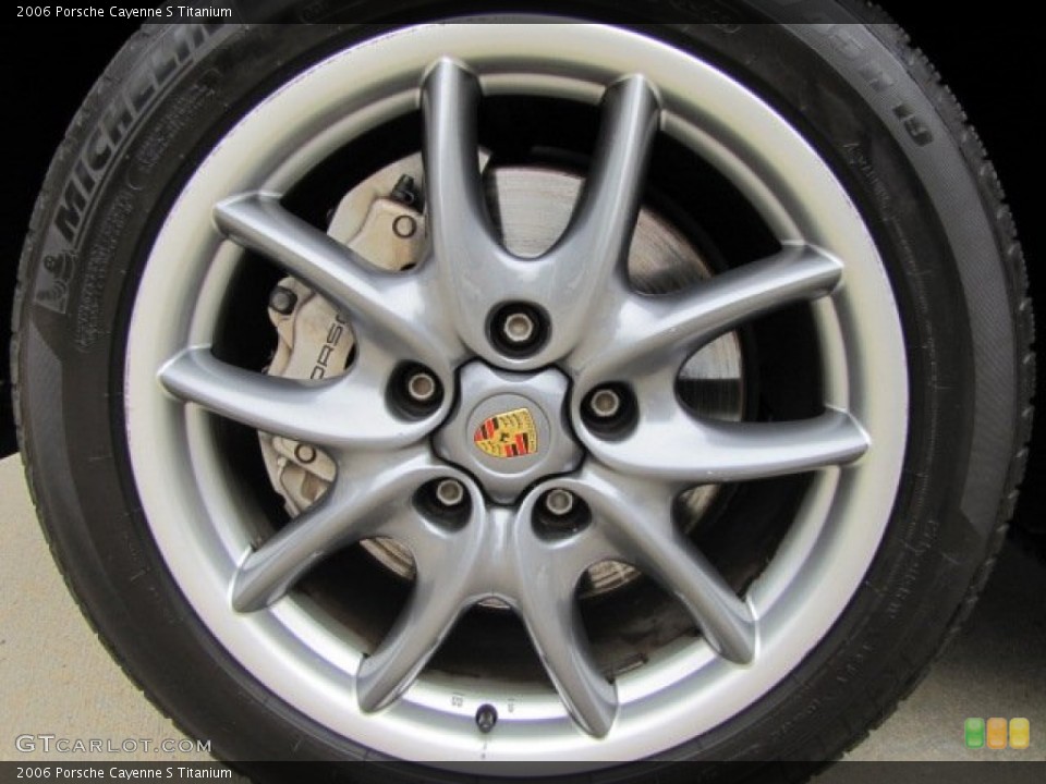 2006 Porsche Cayenne S Titanium Wheel and Tire Photo #91229692