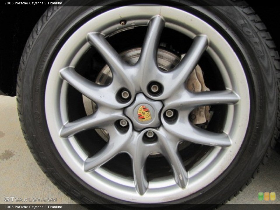 2006 Porsche Cayenne S Titanium Wheel and Tire Photo #91229764