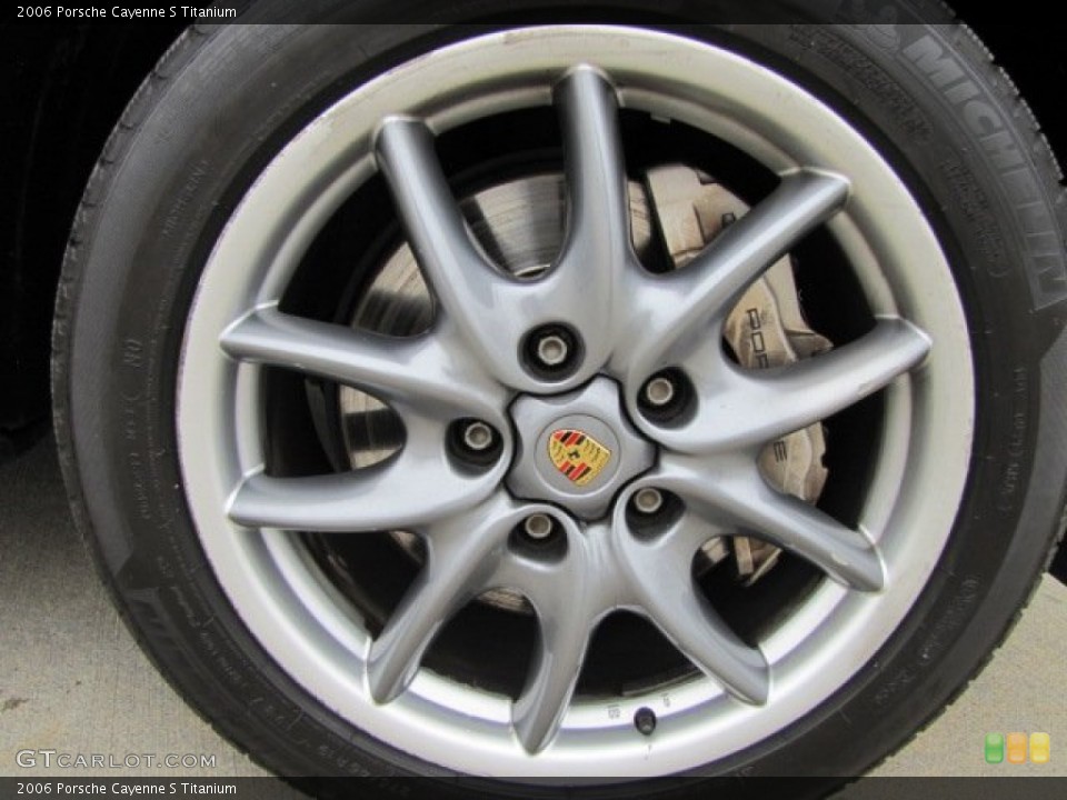 2006 Porsche Cayenne S Titanium Wheel and Tire Photo #91229784