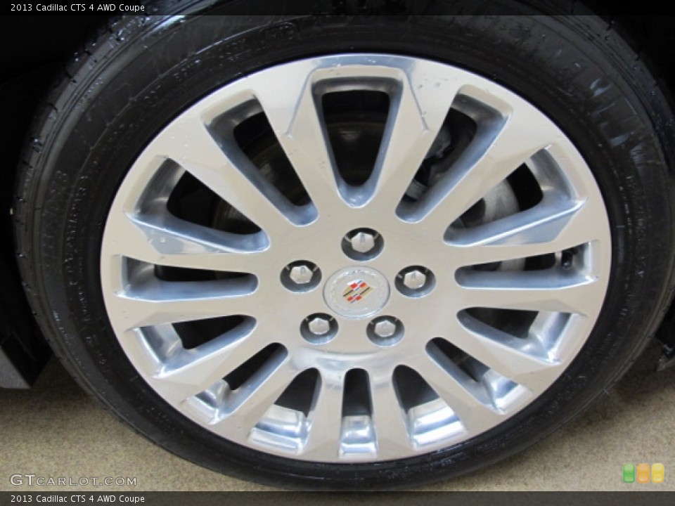 2013 Cadillac CTS 4 AWD Coupe Wheel and Tire Photo #91230661