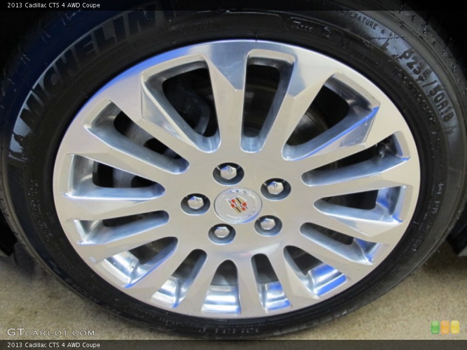 2013 Cadillac CTS 4 AWD Coupe Wheel and Tire Photo #91230727