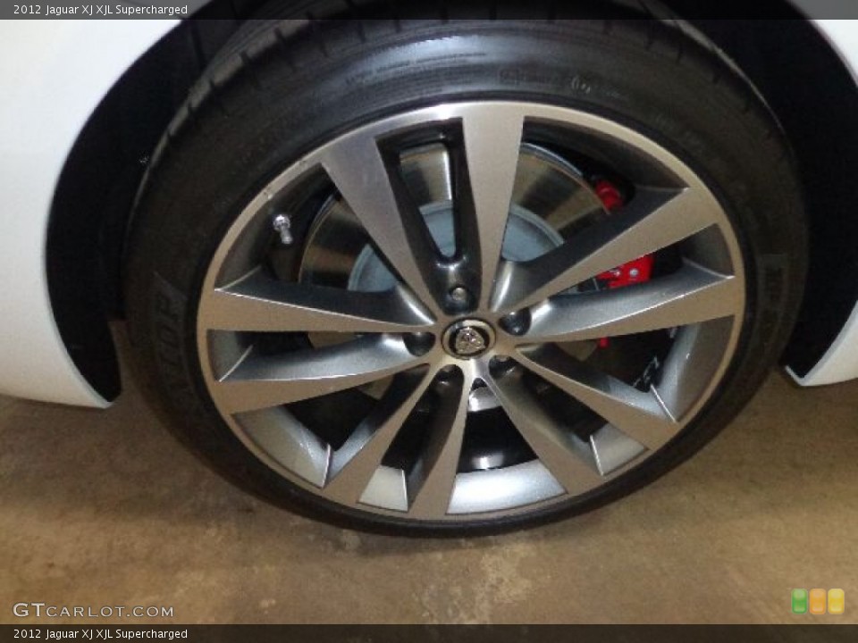 2012 Jaguar XJ XJL Supercharged Wheel and Tire Photo #91231288