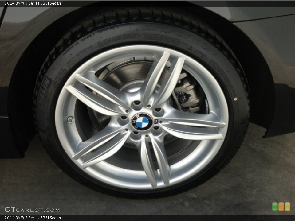 2014 BMW 5 Series 535i Sedan Wheel and Tire Photo #91248727