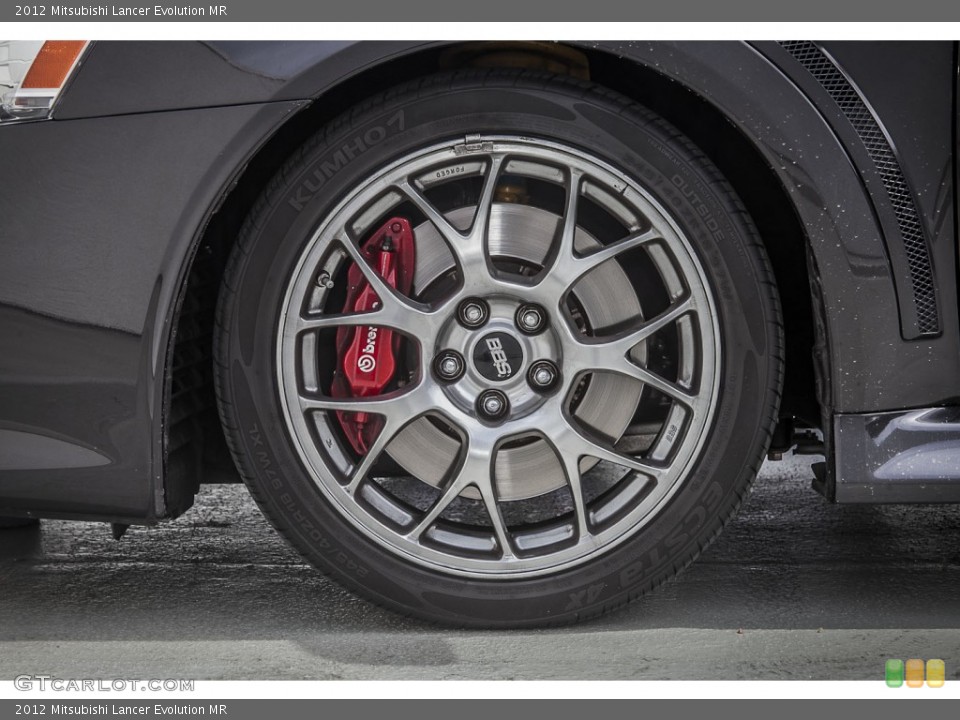 2012 Mitsubishi Lancer Evolution MR Wheel and Tire Photo #91260061