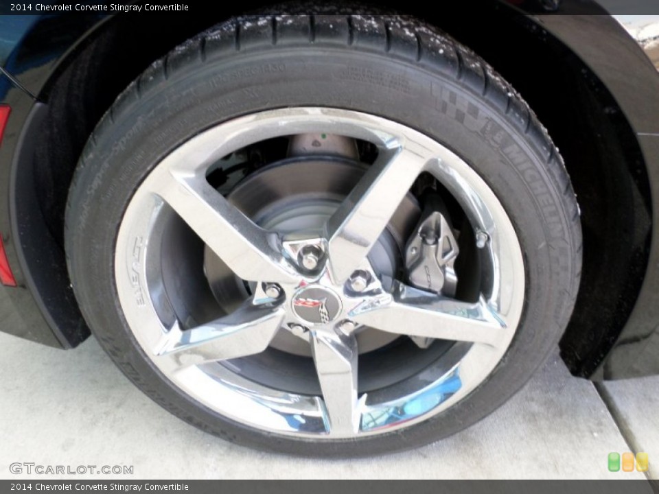2014 Chevrolet Corvette Stingray Convertible Wheel and Tire Photo #91287596