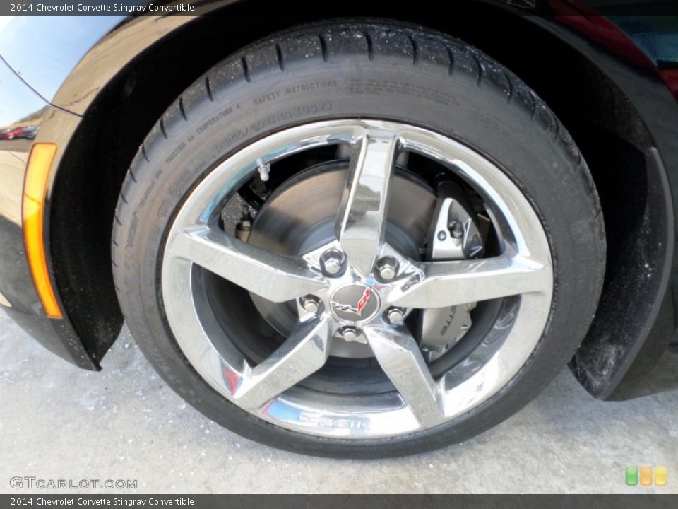 2014 Chevrolet Corvette Stingray Convertible Wheel and Tire Photo #91287617