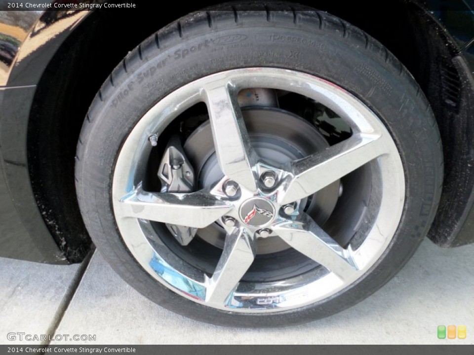 2014 Chevrolet Corvette Stingray Convertible Wheel and Tire Photo #91287630