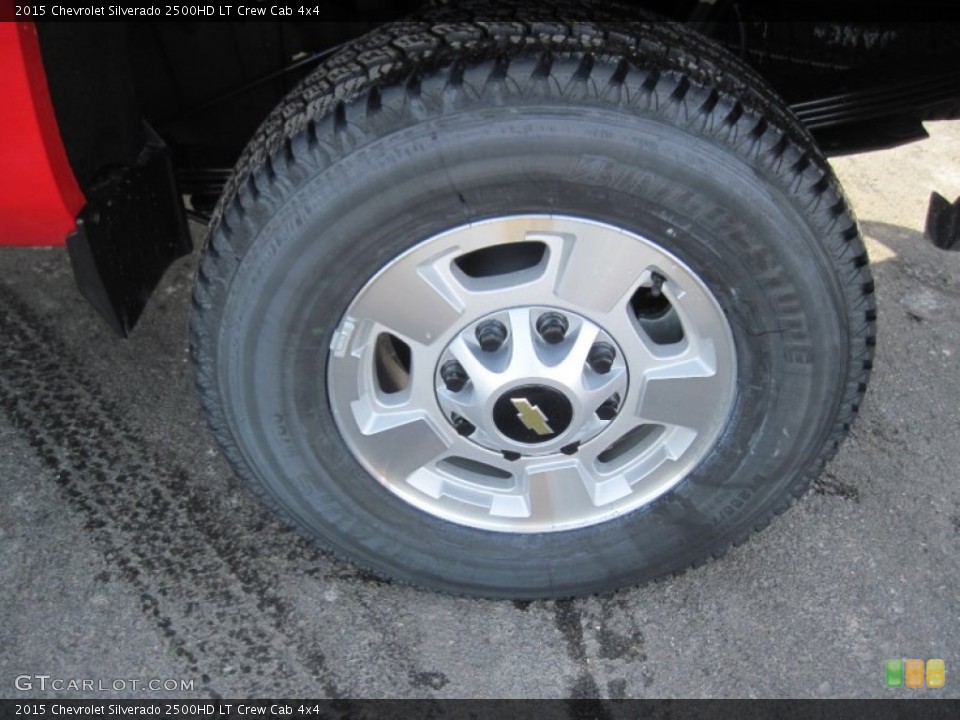 2015 Chevrolet Silverado 2500HD LT Crew Cab 4x4 Wheel and Tire Photo #91290452