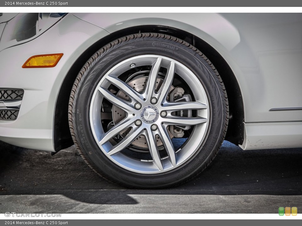 2014 Mercedes-Benz C 250 Sport Wheel and Tire Photo #91294274