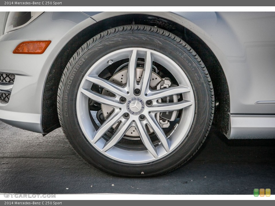 2014 Mercedes-Benz C 250 Sport Wheel and Tire Photo #91294748