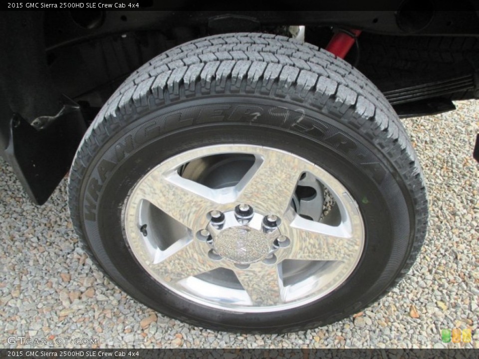 2015 GMC Sierra 2500HD SLE Crew Cab 4x4 Wheel and Tire Photo #91300743