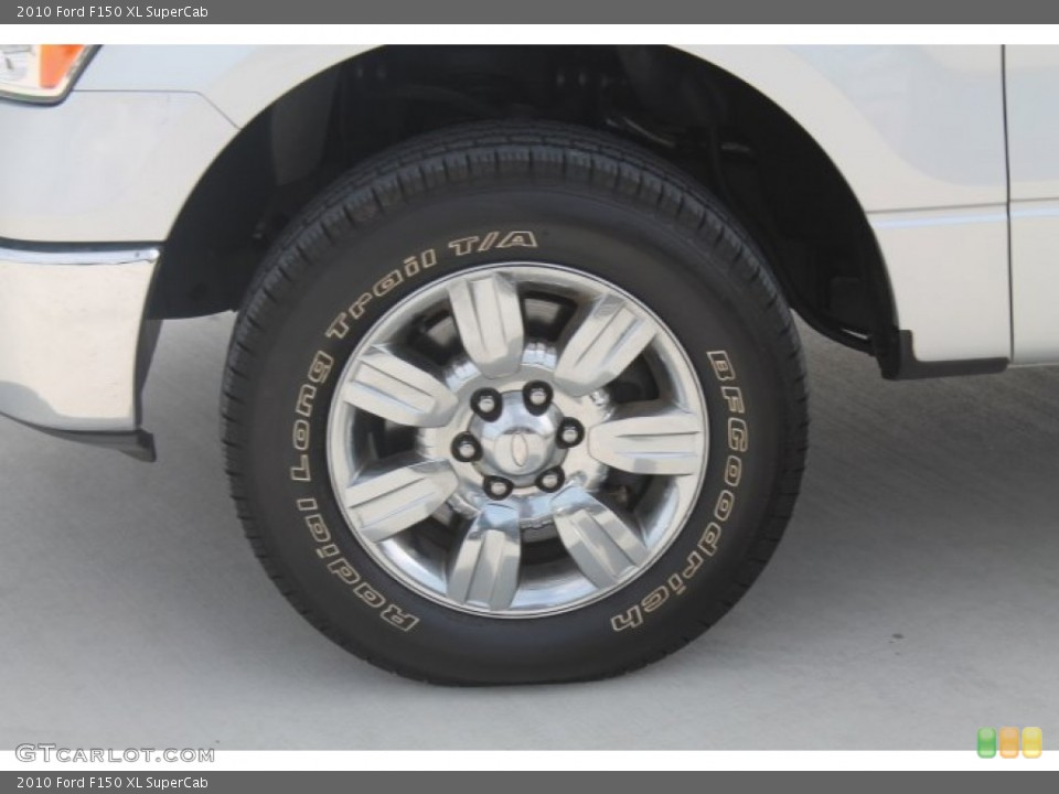 2010 Ford F150 XL SuperCab Wheel and Tire Photo #91306860