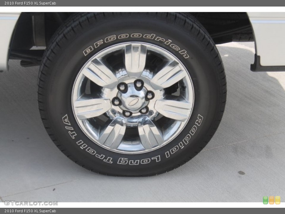2010 Ford F150 XL SuperCab Wheel and Tire Photo #91306863