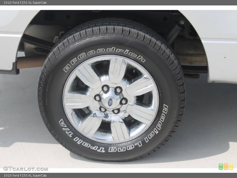 2010 Ford F150 XL SuperCab Wheel and Tire Photo #91306936