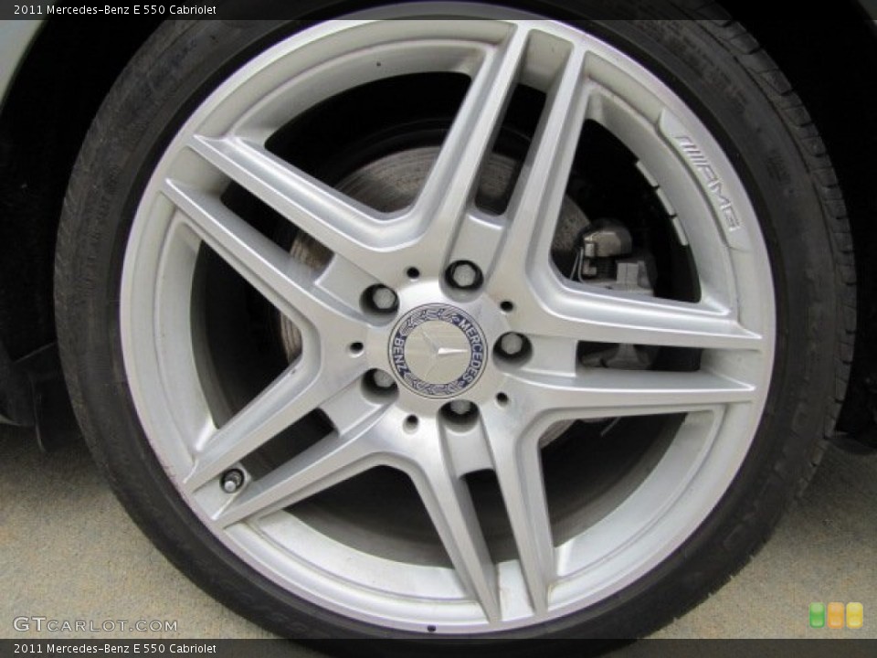 2011 Mercedes-Benz E 550 Cabriolet Wheel and Tire Photo #91310469