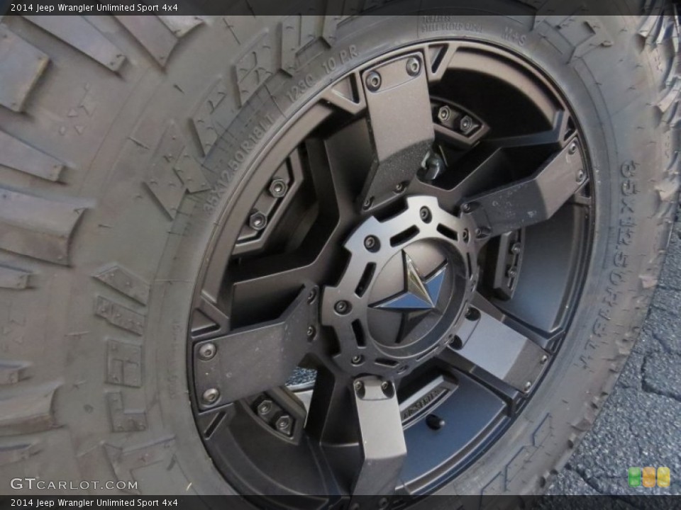 2014 Jeep Wrangler Unlimited Custom Wheel and Tire Photo #91317254