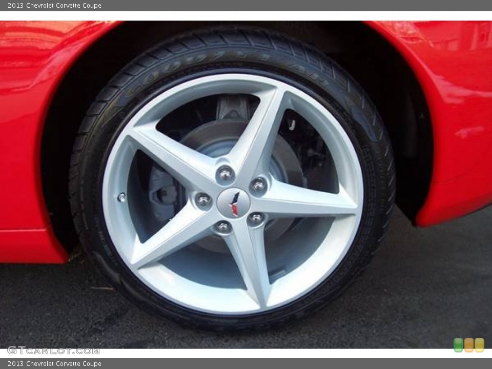 2013 Chevrolet Corvette Coupe Wheel and Tire Photo #91320215