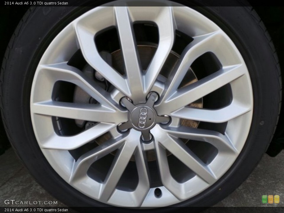 2014 Audi A6 3.0 TDI quattro Sedan Wheel and Tire Photo #91336514