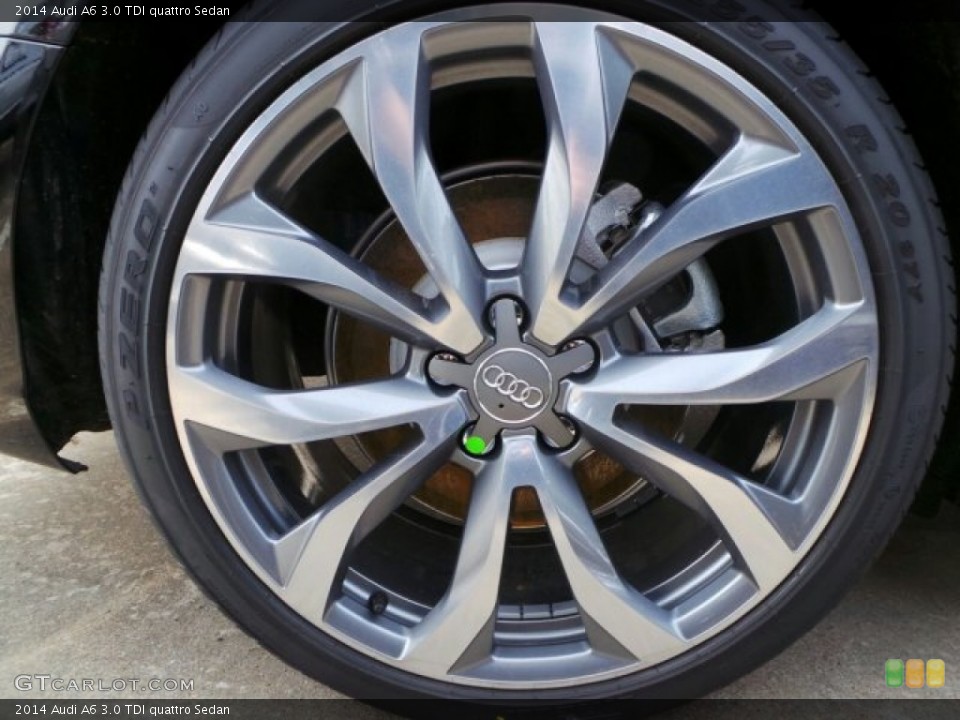 2014 Audi A6 3.0 TDI quattro Sedan Wheel and Tire Photo #91337155