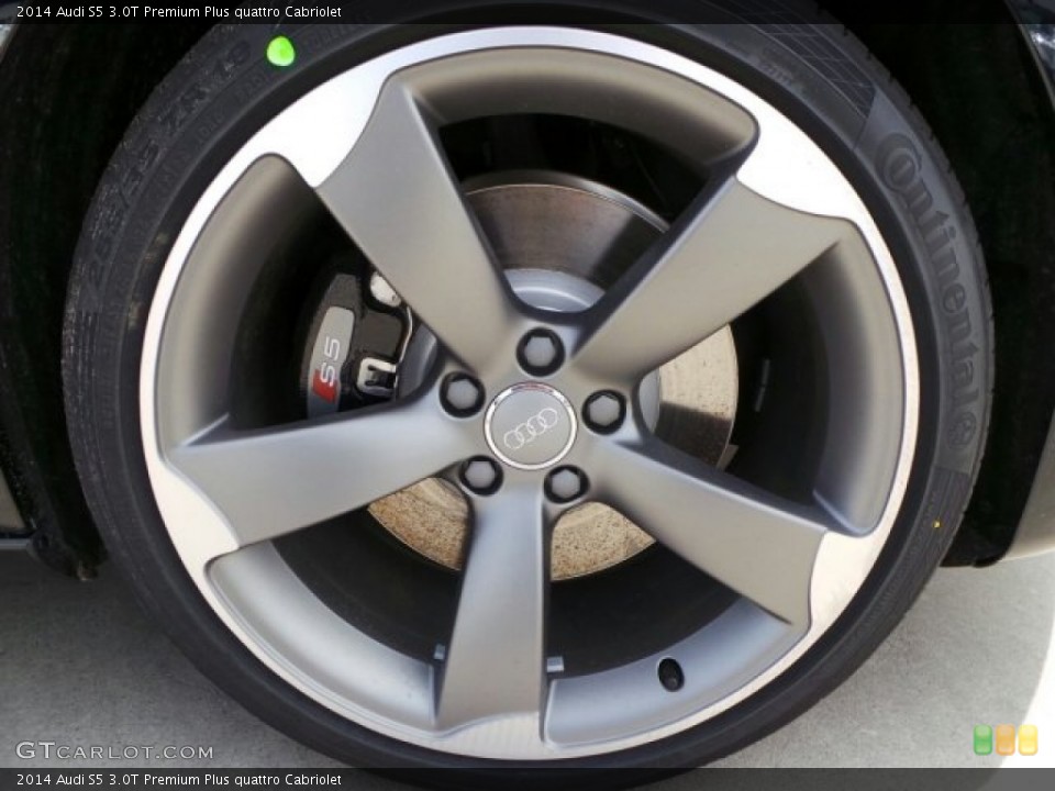 2014 Audi S5 3.0T Premium Plus quattro Cabriolet Wheel and Tire Photo #91339133