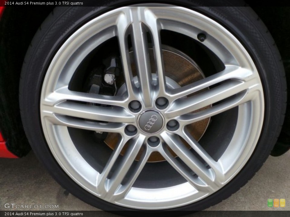 2014 Audi S4 Premium plus 3.0 TFSI quattro Wheel and Tire Photo #91341179