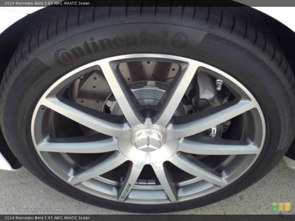 2014 Mercedes-Benz S 63 AMG 4MATIC Sedan Wheel and Tire Photo #91341950