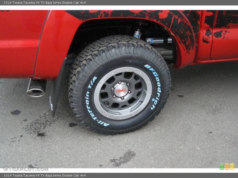 2014 Toyota Tacoma V6 TX Baja Series Double Cab 4x4 Wheel and Tire Photo #91351215