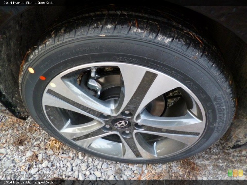 2014 Hyundai Elantra Sport Sedan Wheel and Tire Photo #91378156