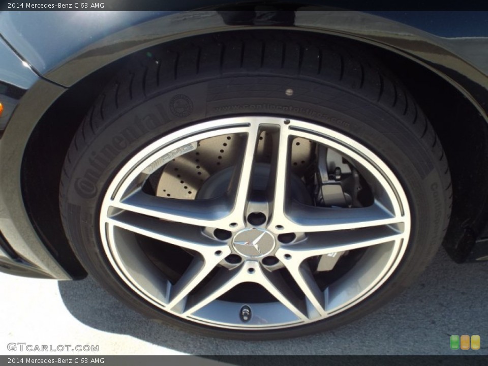 2014 Mercedes-Benz C 63 AMG Wheel and Tire Photo #91378255