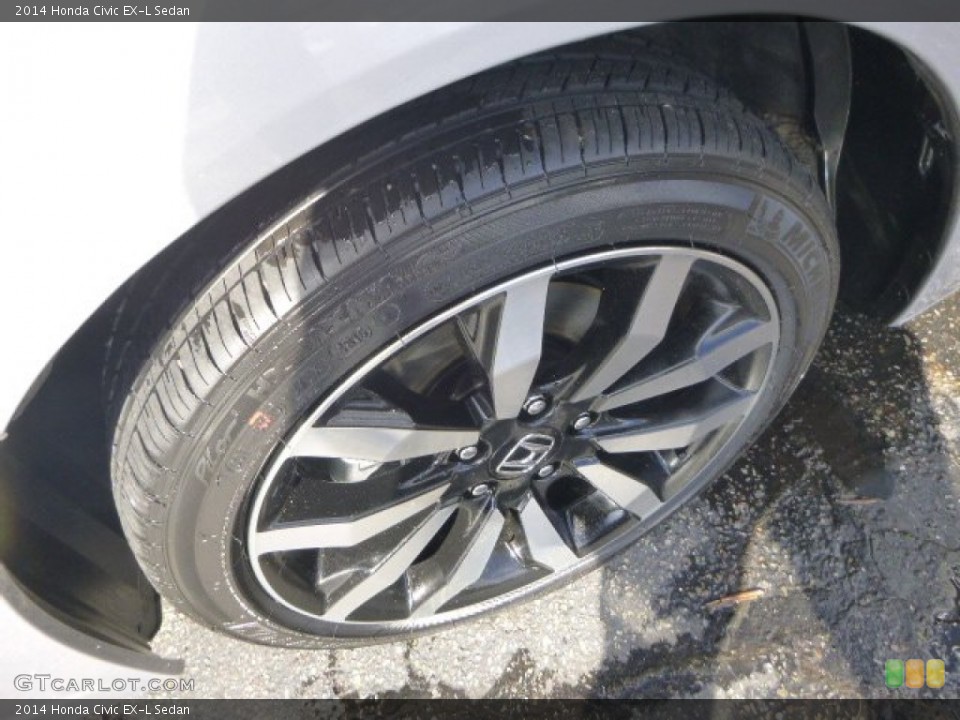 2014 Honda Civic EX-L Sedan Wheel and Tire Photo #91381570
