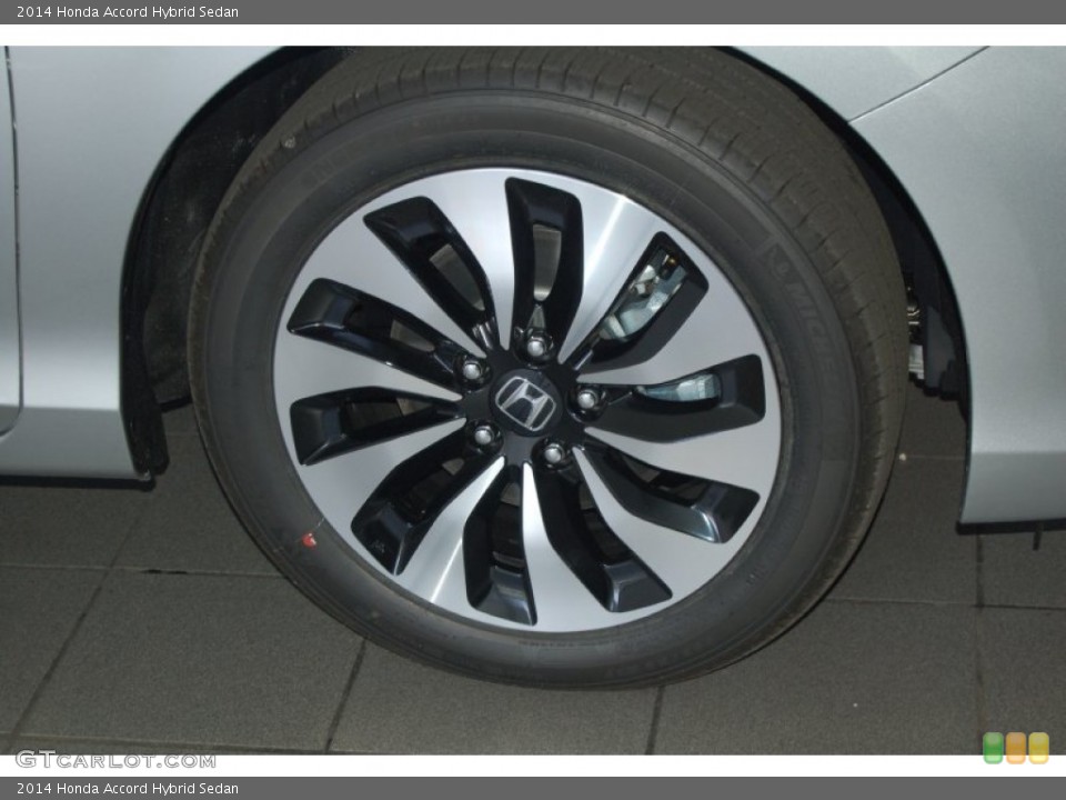 2014 Honda Accord Hybrid Sedan Wheel and Tire Photo #91386301