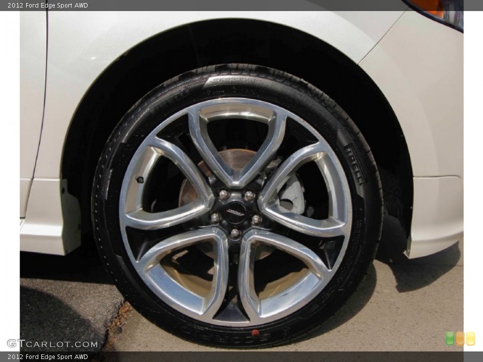 2012 Ford Edge Sport AWD Wheel and Tire Photo #91405048