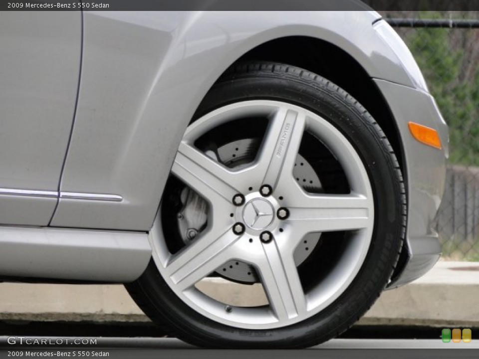 2009 Mercedes-Benz S 550 Sedan Wheel and Tire Photo #91406818