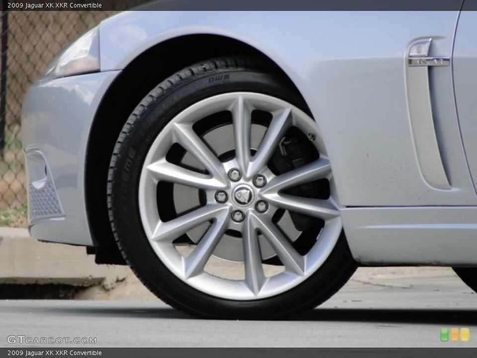 2009 Jaguar XK XKR Convertible Wheel and Tire Photo #91407001