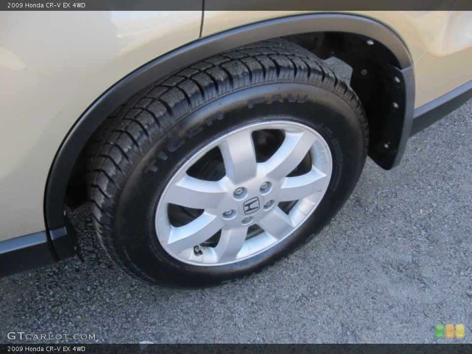 2009 Honda CR-V EX 4WD Wheel and Tire Photo #91409957