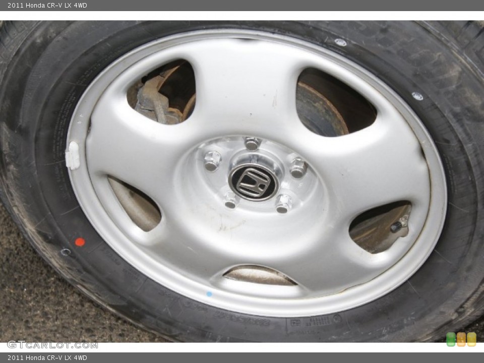 2011 Honda CR-V LX 4WD Wheel and Tire Photo #91414514