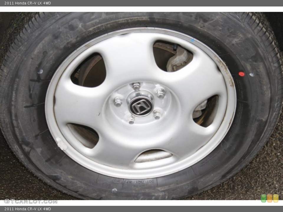 2011 Honda CR-V LX 4WD Wheel and Tire Photo #91414538