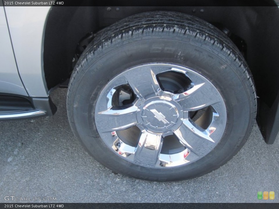 2015 Chevrolet Suburban LTZ 4WD Wheel and Tire Photo #91417367