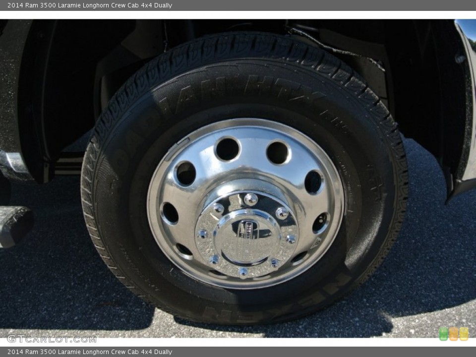 2014 Ram 3500 Laramie Longhorn Crew Cab 4x4 Dually Wheel and Tire Photo #91430120