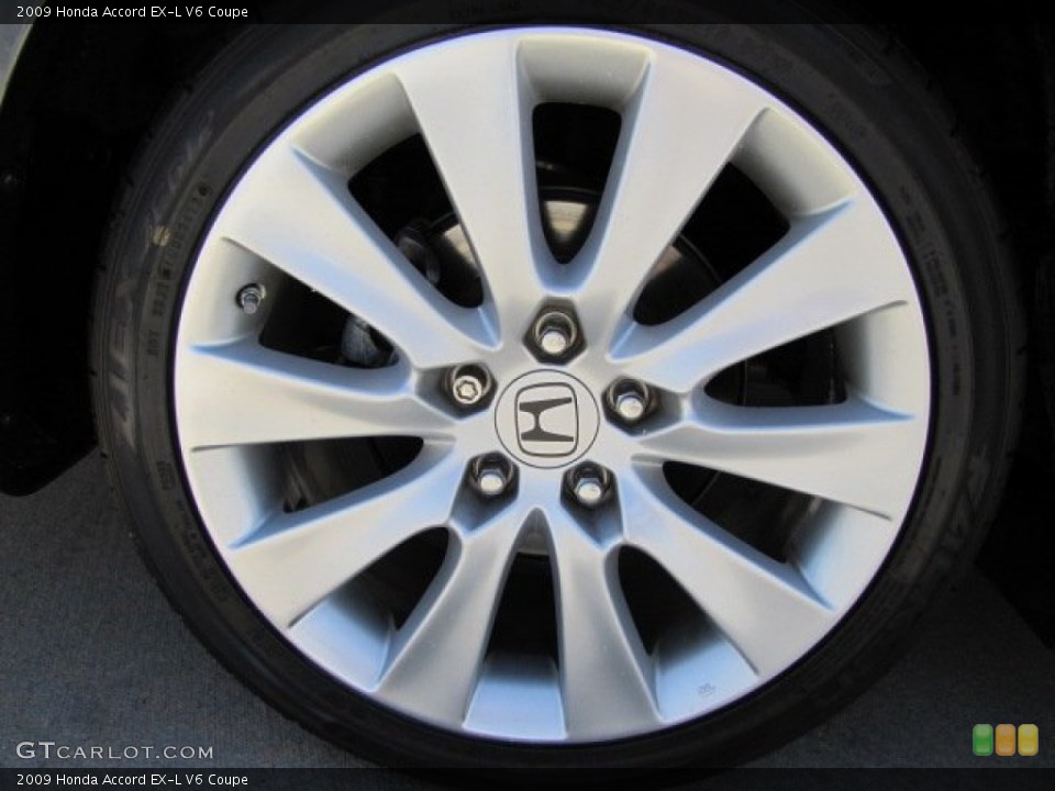 2009 Honda Accord EX-L V6 Coupe Wheel and Tire Photo #91437416